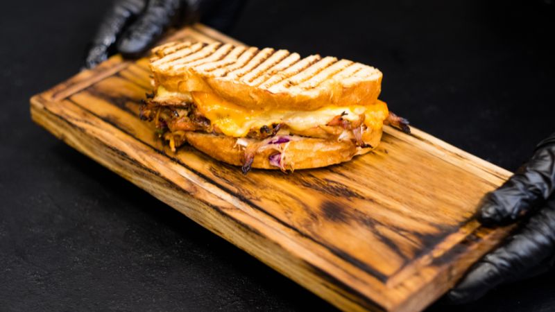 Grilled Cheese Recipe High-Protein with Pulled Pork